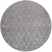 Nourison Twilight TWI15 Grey Round Area Rug