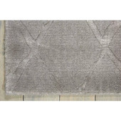 Nourison Twilight TWI15 Grey Area Rug Corner