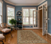 Ankara 6558 Brown Area Rug Room Scene Ankara 6558 Brown Area Rug Room Scene