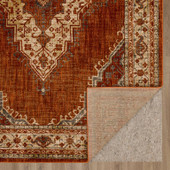 Karastan Spice Market 90935-20044 Vasco Spice Area Rug Backing Karastan Spice Market 90935-20044 Vasco Spice Area Rug Backing