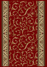 Radici Como 1599 Red 2'2" (26") Wide Hall and Stair Runner