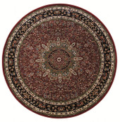 Ariana 116R Red Round Area Rug by Oriental Weavers
