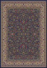 Jewel 4114 Sarouk Navy Area Rug by Concord Global Trading