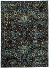 Oriental Weavers Andorra 7124A Navy Blue Area Rugs Oriental Weavers Andorra 7124A Navy Blue Area Rugs