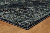 Oriental Weavers Andorra 7135F Blue Area Rug Corner Oriental Weavers Andorra 7135F Blue Area Rug Corner
