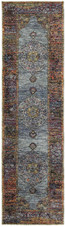 Oriental Weavers Andorra 7139A Blue Runner Area Rug