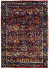 Oriental Weavers Andorra 7153A Red Purple Area Rugs
