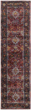 Oriental Weavers Andorra 7153A Red Purple Runner Area Rug