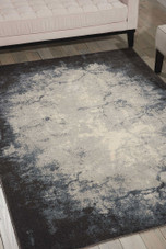 Nourison Maxell MAE01 Ivory/Grey Area Rug Room Scene Nourison Maxell MAE01 Ivory/Grey Area Rug Room Scene