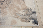 Nourison Maxell MAE08 Grey Area Rug Detail