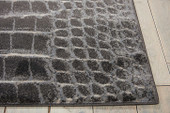 Nourison Maxell MAE09 Charcoal Area Rug Detail