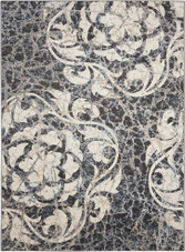 Nourison Maxell MAE10 Ivory/Charcoal Area Rug Nourison Maxell MAE10 Ivory/Charcoal Area Rug