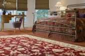 Dynamic Rugs Brilliant 7226-330 Red Area Rug Room Scene Dynamic Rugs Brilliant 7226-330 Red Area Rug Room Scene
