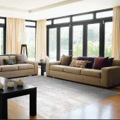 Dynamic Rugs Mysterio 1205-100 Ivory Area Rug Room Scene Dynamic Rugs Mysterio 1205-100 Ivory Area Rug Room Scene