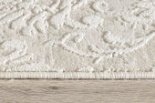 Dynamic Rugs Quartz 27020-110 Ivory Beige Area Rug Closeup