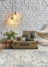 Dynamic Rugs Ancient Garden 57109-6666 Cream Area Rug Room Scene Dynamic Rugs Ancient Garden 57109-6666 Cream Area Rug Room Scene