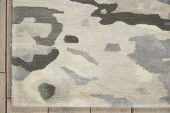 Nourison Prismatic PRS05 Silver Cloud Area Rug Corner Nourison Prismatic PRS05 Silver Cloud Area Rug Corner