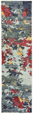Oriental Weavers Evolution 8036C Blue/ Red Runner Area Rug Oriental Weavers Evolution 8036C Blue/ Red Runner Area Rug