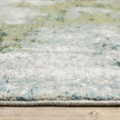 Oriental Weavers Evolution 8039E Blue/ Green Area Rug Pile