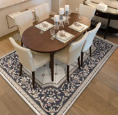 Kas Avalon 5614 Ivory/Grey Courtyard Area Rug Room Scene 2 Kas Avalon 5614 Ivory/Grey Courtyard Area Rug Room Scene 2
