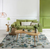 Kas Stella 6258 Teal Reflections Area Rug Room Scene Kas Stella 6258 Teal Reflections Area Rug Room Scene