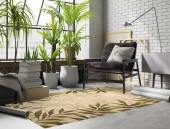 Kas Harbor 4225 Sand Nature Area Rug Room Scene Kas Harbor 4225 Sand Nature Area Rug Room Scene