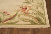 Kas Sparta 3151 Ivory Rainforest Area Rug Corner