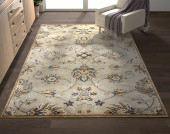 Kas Syriana 6028 Grey Allover Kashia Area Rug Room Scene Kas Syriana 6028 Grey Allover Kashia Area Rug Room Scene