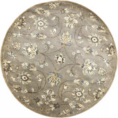 Kas Syriana 6028 Grey Allover Kashia Area Rug Round Kas Syriana 6028 Grey Allover Kashia Area Rug Round