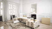 Dalyn Antigua AN10 Mocha Area Rug Room Scene Dalyn Antigua AN10 Mocha Area Rug Room Scene