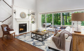 Dalyn Antigua AN3 Linen Area Rug Room Scene Dalyn Antigua AN3 Linen Area Rug Room Scene