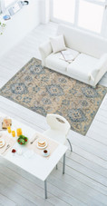 Dalyn Antigua AN5 Linen Area Rug Room Scene Dalyn Antigua AN5 Linen Area Rug Room Scene