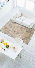 Dalyn Antigua AN7 Linen Area Rug Room Scene Dalyn Antigua AN7 Linen Area Rug Room Scene