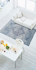 Dalyn Antigua AN7 Sky Area Rug Room Scene Dalyn Antigua AN7 Sky Area Rug Room Scene