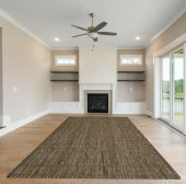 Dalyn Nepal NL100 Mocha Area Rug Room Scene Dalyn Nepal NL100 Mocha Area Rug Room Scene