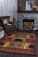 Americana 6570 Multi Area Rug Room Scene Americana 6570 Multi Area Rug Room Scene