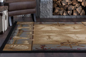 Americana 6582 Beige Area Rug Room Scene 2 Americana 6582 Beige Area Rug Room Scene 2