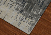 Dalyn Upton UP1 Pewter Area Rug Closeup Dalyn Upton UP1 Pewter Area Rug Closeup