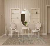 Loloi Century CQ-03 Bluestone Area Rug Room Scene Loloi Century CQ-03 Bluestone Area Rug Room Scene