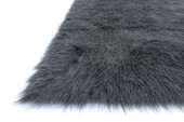 Loloi Danso Shag DA-09 Graphite Area Rug Angle Loloi Danso Shag DA-09 Graphite Area Rug Angle