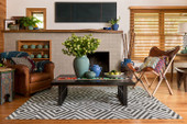 Loloi Dorado DB-03 Taupe/Sand Area Rug Room Scene Loloi Dorado DB-03 Taupe/Sand Area Rug Room Scene