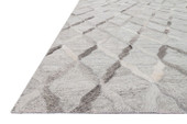 Loloi Dorado DB-04 Grey/Grey Area Rug Angle Loloi Dorado DB-04 Grey/Grey Area Rug Angle