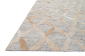 Loloi Dorado DB-04 Grey/Sand Area Rug Angle Loloi Dorado DB-04 Grey/Sand Area Rug Angle