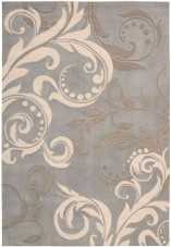 Nourison Contour CON09 Silver Area Rug