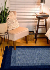 Loloi Hamilton HM-01 Navy Area Rug Room Scene Loloi Hamilton HM-01 Navy Area Rug Room Scene