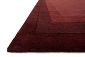 Loloi Hamilton HM-01 Red Area Rug Angle Loloi Hamilton HM-01 Red Area Rug Angle