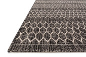 Loloi Isle IE-01 Black/Grey Area Rug Angle Loloi Isle IE-01 Black/Grey Area Rug Angle