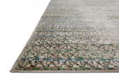 Loloi Javari JV-05 Ivory/Sea Area Rug Angle Loloi Javari JV-05 Ivory/Sea Area Rug Angle