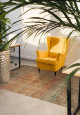 Loloi Javari JV-05 Smoke/Prism Area Rug Room Scene Loloi Javari JV-05 Smoke/Prism Area Rug Room Scene