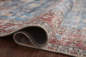 Loloi II Loren LQ-01 Blue Brick Area Rug Pile Loloi II Loren LQ-01 Blue Brick Area Rug Pile